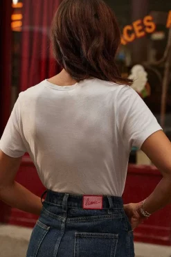 Tee-Shirt Bisou Ecru