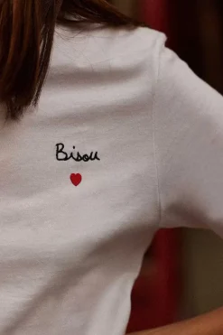 Tee-Shirt Bisou Ecru