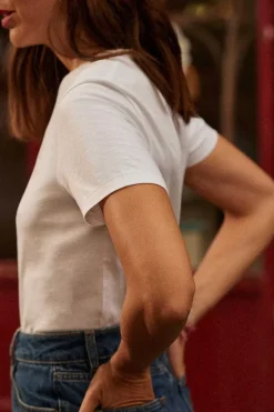 Tee-Shirt Bisou Ecru