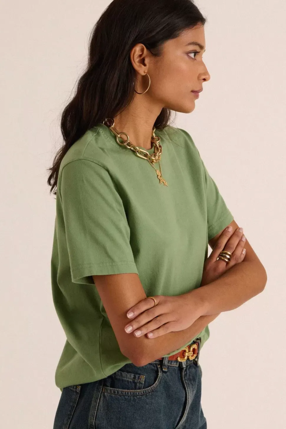 Tee-Shirt Bree Vert Sauge