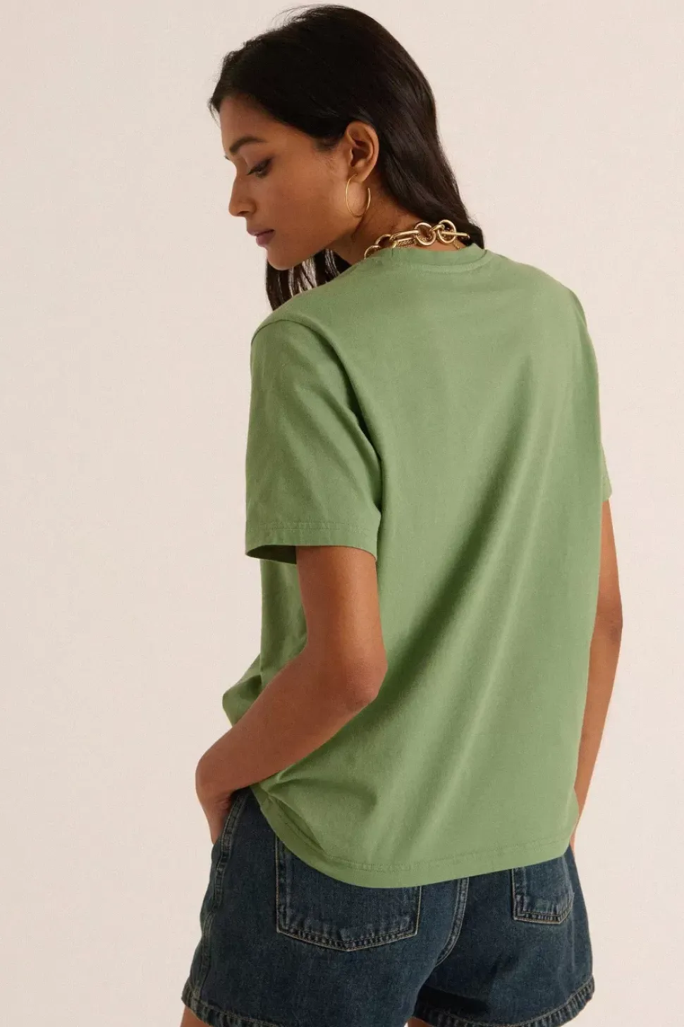 Tee-Shirt Bree Vert Sauge