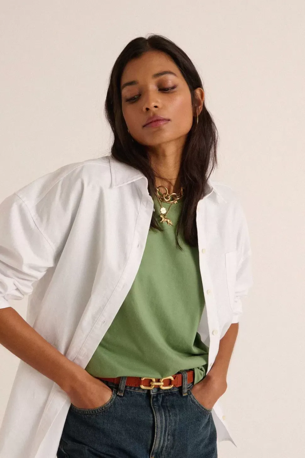 Tee-Shirt Bree Vert Sauge