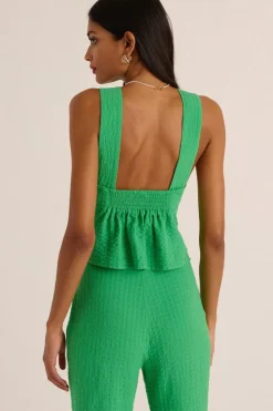 Top Louise Vert Pelouse
