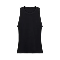 Top Origan Sans Manches Noir