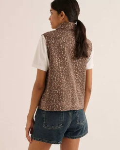 Veste Felipa Leopard Cafe