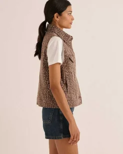 Veste Felipa Leopard Cafe